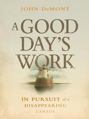 cover image of A Good Day's Work